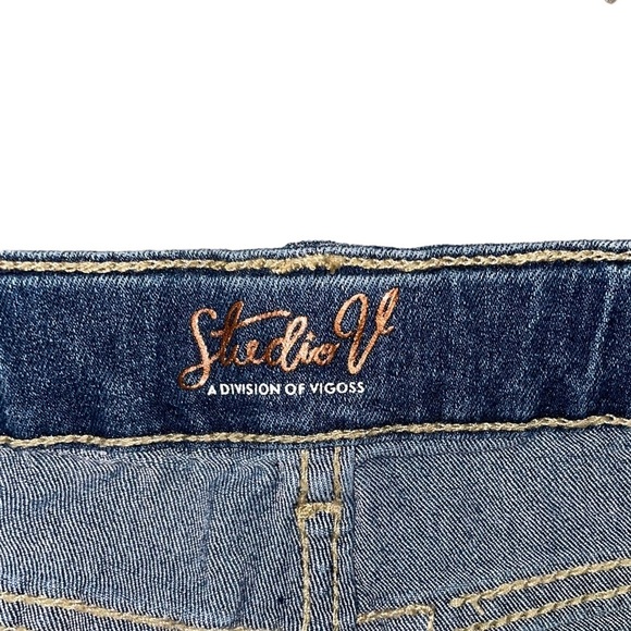 Studio V- Vigoss:  Girls Lace Deniun Shorts Size 8 - Picture 6 of 9